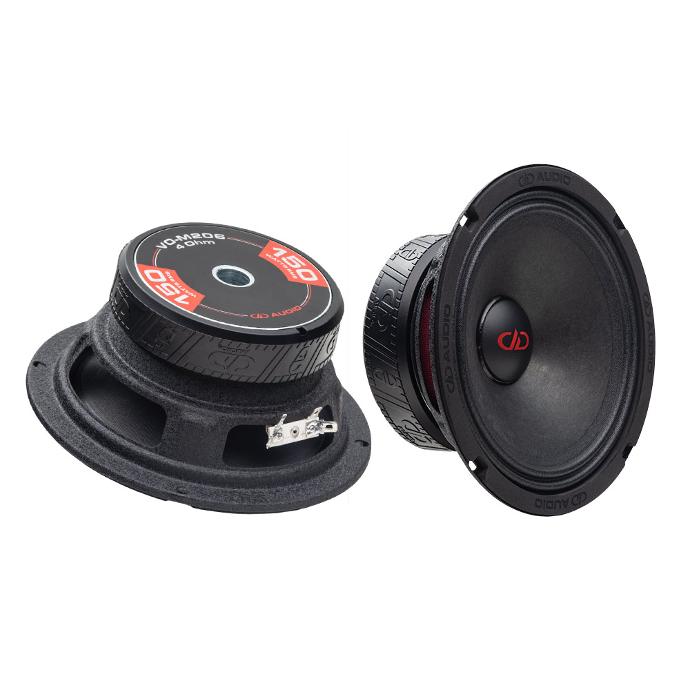 VO-M200 6.5 inch midrange speakers front and back of motor views